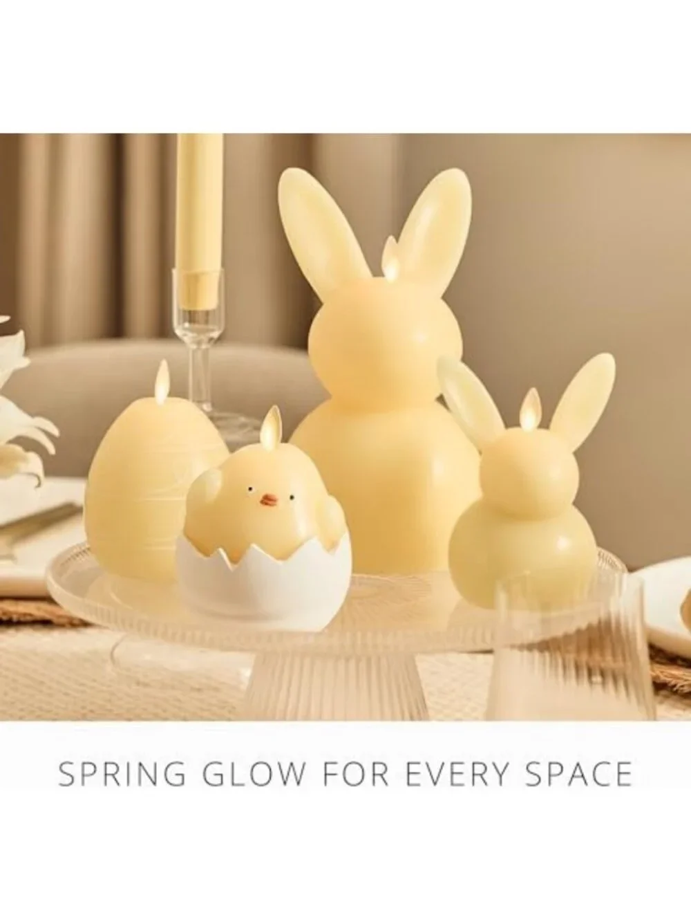 Flameless Easter Chick Candle - 3.3